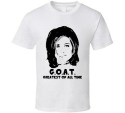 Rachel Green Greatest Of All Time Goat Friends Tv Show Fan T Shirt