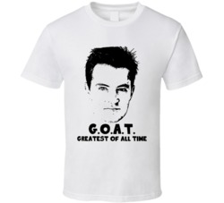 Chandler Bing Greatest Of All Time Goat Friends Tv Show Fan T Shirt