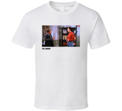 Seinfeld Episode Title The Library Tv Show Fan T Shirt Seinfeld Episode Title The Library Tv Show Fan T Shirt