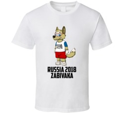 Zabivaka 2018 Russia World Cup Soccer Mascot Fan T Shirt Zabivaka 2018 Russia World Cup Soccer Mascot Fan T Shirt