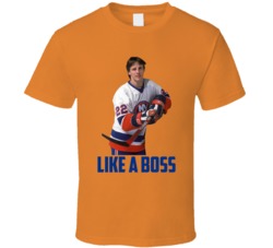 Mike Bossy New York Hockey Legend Like A Boss Fan T Shirt Mike Bossy New York Hockey Legend Like A Boss Fan T Shirt
