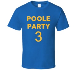 Jordan Poole Party 3 Golden State Basketball Fan T Shirt Jordan Poole Party 3 Golden State Basketball Fan T Shirt
