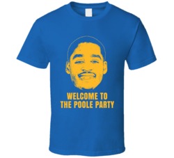 Jordan Poole Welcome To The Poole Party Golden State Basketball Fan Co Jordan Poole Welcome To The Poole Party Golden State Basketball Fan Co