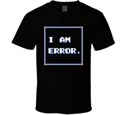 I Am Error Nes Video Game Zelda Adventure Of Link T Shirt I Am Error Nes Video Game Zelda Adventure Of Link T Shirt