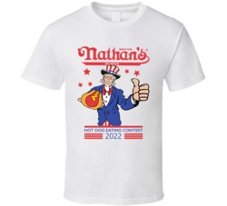 Nathan's Famous Hot Dog Eating Contest Joey Chestnut 2022 T Shirt Nathan's Famous Hot Dog Eating Contest Joey Chestnut 2022 T Shirt