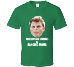 Zach Wilson New York Football Throwing Bombs And Banging Moms T Shirt Zach Wilson New York Football Throwing Bombs And Banging Moms T Shirt