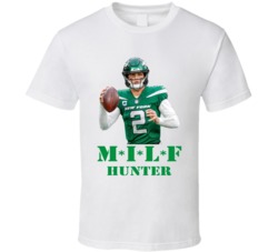 Zach Wilson New York Football Milf Hunter Fan T Shirt Zach Wilson New York Football Milf Hunter Fan T Shirt