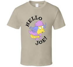Hello Joe Grandma Flanders Simpsons Tv Show T Shirt