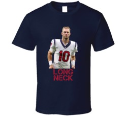 Davis Mills Long Neck Houston Football Fan T Shirt Davis Mills Long Neck Houston Football Fan T Shirt