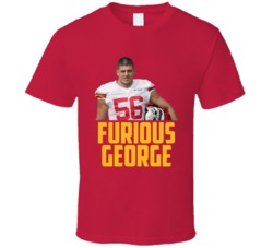 George Karlaftis Furious George Football Kansas City T Shirt George Karlaftis Furious George Football Kansas City T Shirt
