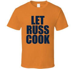 Let Russ Cook Russell Wilson Denver Football Fan T Shirt Let Russ Cook Russell Wilson Denver Football Fan T Shirt