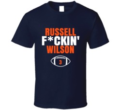 Russell Fckin Wilson Denver Football Fan T Shirt Russell Fckin Wilson Denver Football Fan T Shirt