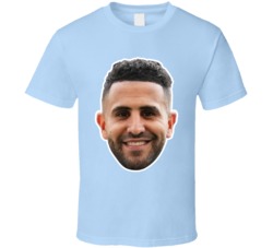 Riyad Mahrez Man City Soccer Futbol Fan T Shirt Riyad Mahrez Man City Soccer Futbol Fan T Shirt