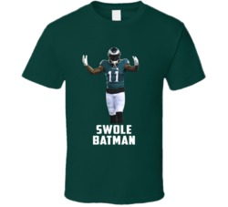 Aj Brown Swole Batman Philadelphia Football Fan Cool T Shirt Aj Brown Swole Batman Philadelphia Football Fan Cool T Shirt