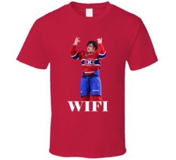 Arber Xhejaj Wifi Montreal Fighter Hockey Fan T Shirt