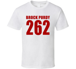 Brock Purdy Draft Pick 262 Football San Francisco Fan T Shirt Brock Purdy Draft Pick 262 Football San Francisco Fan T Shirt