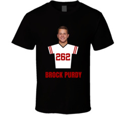 Brock Purdy 262 Draft Pick San Francisco Football Sports T Shirt Brock Purdy 262 Draft Pick San Francisco Football Sports T Shirt