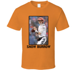 Joe Burrow Snow Burrow Cincinnati Football Fan T Shirt Joe Burrow Snow Burrow Cincinnati Football Fan T Shirt