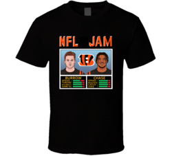Nfl Jam Joe Burrow Ja'marr Chase Cincinnati Football Video Game P Nfl Jam Joe Burrow Ja'marr Chase Cincinnati Football Video Game P