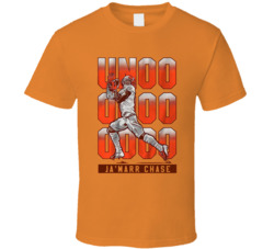 Ja'marr Chase Unoooo Cincinnati Football Fan T Shirt Ja'marr Chase Unoooo Cincinnati Football Fan T Shirt
