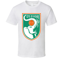 Ivory Coast Cote D'ivoire Soccer Futbol World Cup Crest T Shirt Ivory Coast Cote D'ivoire Soccer Futbol World Cup Crest T Shirt