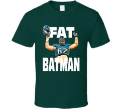 Jason Kelce Fat Batman Philadelphia Football T Shirt Jason Kelce Fat Batman Philadelphia Football T Shirt