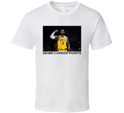 Lebron James Career Points Leader Basketball Los Angeles Fan T Shirt Lebron James Career Points Leader Basketball Los Angeles Fan T Shirt