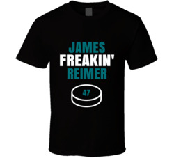 James Freakin Reimer San Jose Hockey Fan Cool T Shirt James Freakin Reimer San Jose Hockey Fan Cool T Shirt