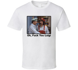 Fck You Luigi Super Mario Brothers Super Show Tv Fan T Shirt Fck You Luigi Super Mario Brothers Super Show Tv Fan T Shirt