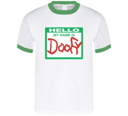 Hello My Name Is Doofy Scary Movie Fan T Shirt Hello My Name Is Doofy Scary Movie Fan T Shirt