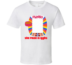 Price Is Right Plinko Game Show Tv Fan T Shirt Price Is Right Plinko Game Show Tv Fan T Shirt