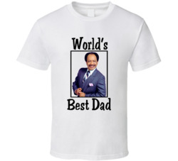 George Jefferson The Jeffersons World's Best Dad Tv Fan T Shirt George Jefferson The Jeffersons World's Best Dad Tv Fan T Shirt
