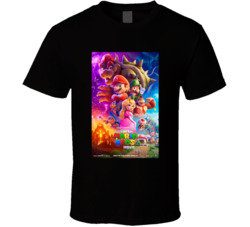Super Mario Bros Movie Cool Fan T Shirt Super Mario Bros Movie Cool Fan T Shirt