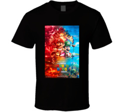 Super Mario Bros Movie Fan Cool T Shirt Super Mario Bros Movie Fan Cool T Shirt