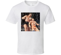 Andre The Giant Wrestling Fan Worn Look T Shirt Andre The Giant Wrestling Fan Worn Look T Shirt