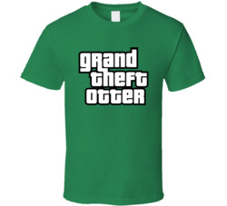 Jake Oettinger Grand Theft Otter Dallas Hockey Fan T Shirt Jake Oettinger Grand Theft Otter Dallas Hockey Fan T Shirt