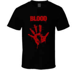 Blood Computer Video Game Shooter T Shirt Blood Computer Video Game Shooter T Shirt