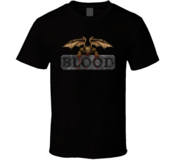 Blood Computer Video Game 90s Shooter T Shirt Blood Computer Video Game 90s Shooter T Shirt