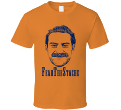 Stuart Skinner Fear The Stache Edmonton Hockey Fan T Shirt Stuart Skinner Fear The Stache Edmonton Hockey Fan T Shirt
