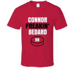 Connor Freakin Bedard Chicago Hockey Fan T Shirt Connor Freakin Bedard Chicago Hockey Fan T Shirt