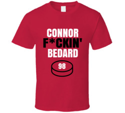 Connor Fckin Bedard Chicago Hockey Fan T Shirt Connor Fckin Bedard Chicago Hockey Fan T Shirt