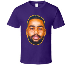 Dangelo Russell Los Angeles Basketball Fan T Shirt Dangelo Russell Los Angeles Basketball Fan T Shirt