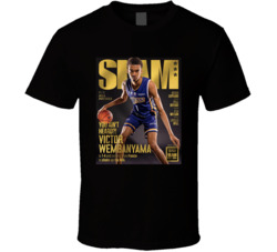 Victor Wembanyama Slam Magazine Basketball Fan T Shirt Victor Wembanyama Slam Magazine Basketball Fan T Shirt
