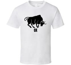 Ox Chinese Horoscope Symbol Sign T Shirt Ox Chinese Horoscope Symbol Sign T Shirt