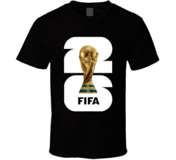 World Cup 2026 Logo Soccer Fan T Shirt