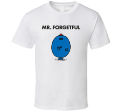Mr Forgetful Mr Men Book Character T Shirt Mr Forgetful Mr Men Book Character T Shirt