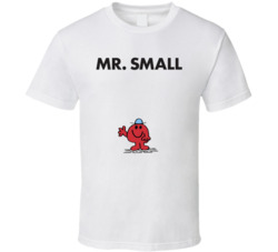 Mr Small Mr Men Book Character T Shirt Mr Small Mr Men Book Character T Shirt