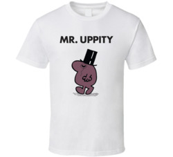 Mr Uppity Mr Men Book Character T Shirt Mr Uppity Mr Men Book Character T Shirt
