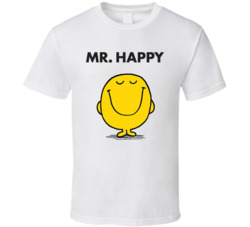 Mr Happy Mr Men Book Character T Shirt Mr Happy Mr Men Book Character T Shirt