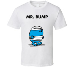 Mr Bump Mr Men Book Character T Shirt Mr Bump Mr Men Book Character T Shirt